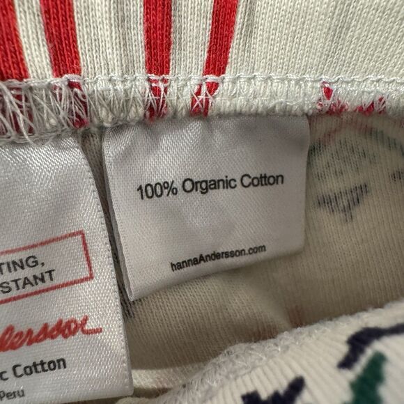 Hanna Andersson Dear Deer Long John Pajama Pants Size US 3 Holiday Christmas - Picture 4 of 5